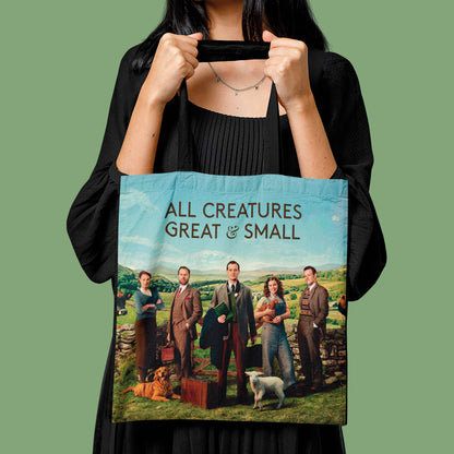 All Creatures Great and Small Cast Group Edge-to-Edge Tote Bag