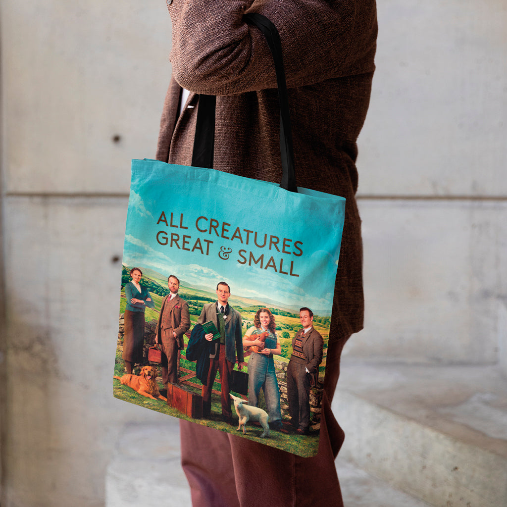 All Creatures Great and Small Cast Group Edge-to-Edge Tote Bag