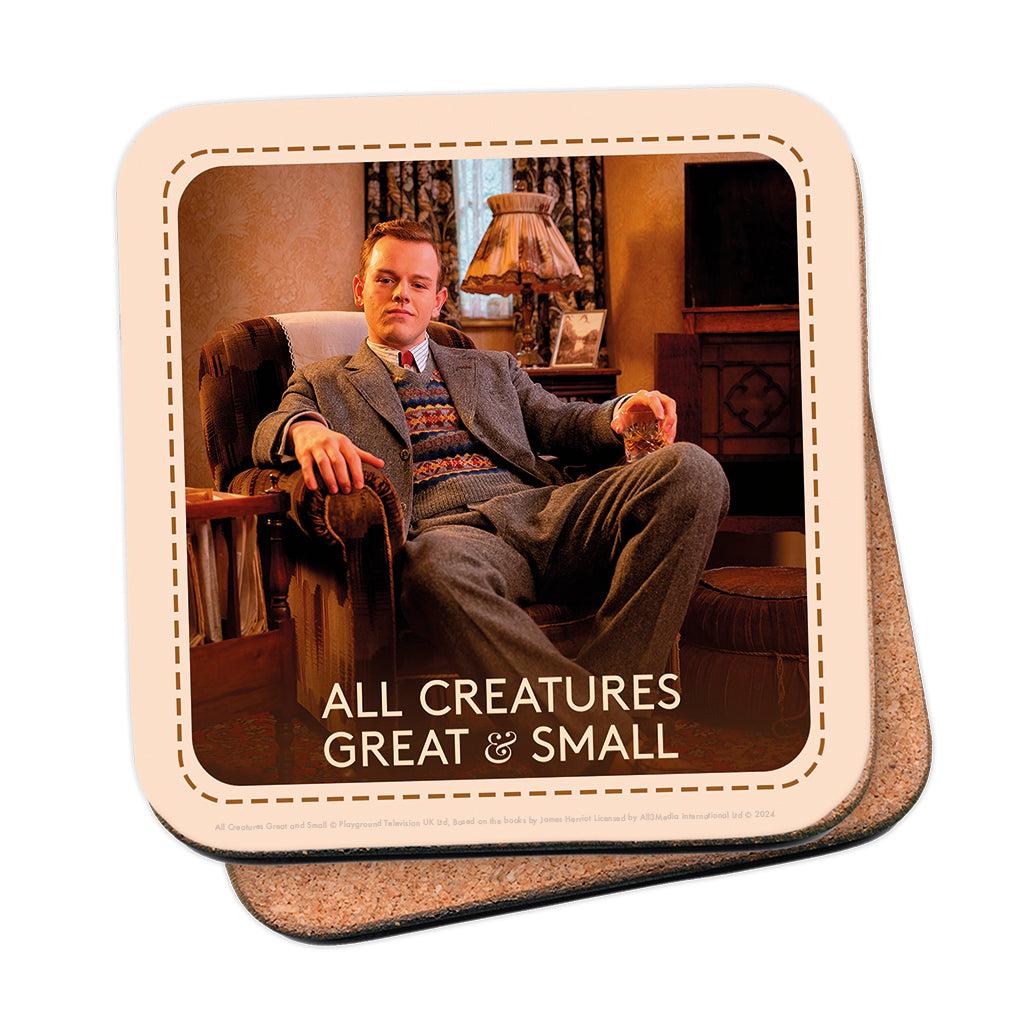 All Creatures Great and Small Tristan Farnon Character Coaster - Collectible Edition