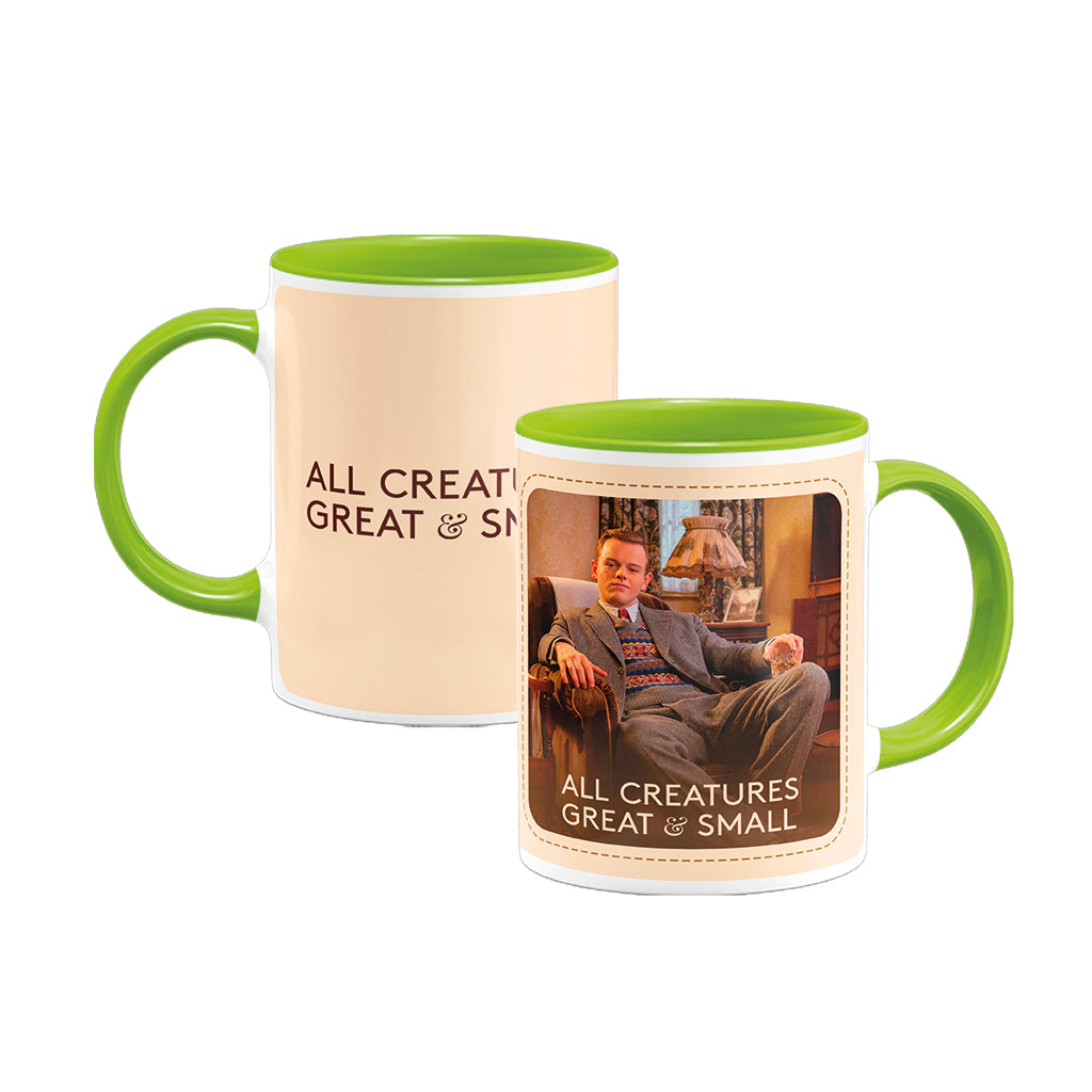 All Creatures Great and Small Tristan Farnon Character Mug - Green Interior, Collectible Edition