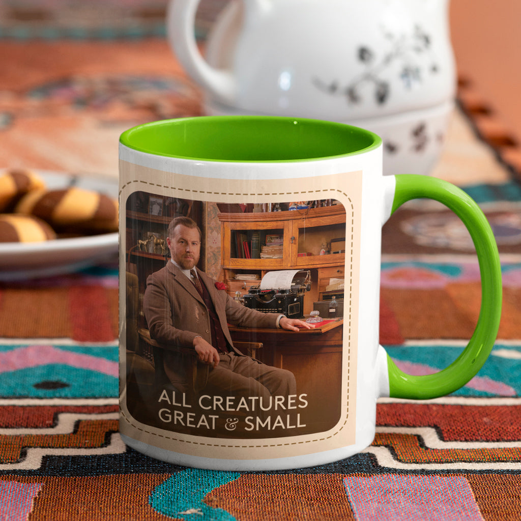 All Creatures Great and Small Siegfried Farnon Character Mug - Green Interior, Collectible Edition