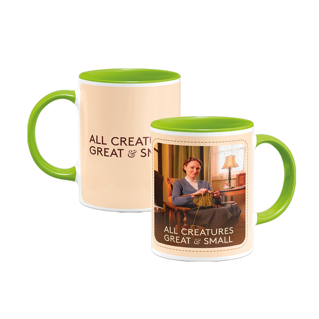 All Creatures Great and Small Mrs Hall Character Mug - Green Interior, Collectible Edition