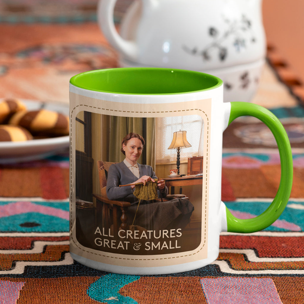 All Creatures Great and Small Mrs Hall Character Mug - Green Interior, Collectible Edition