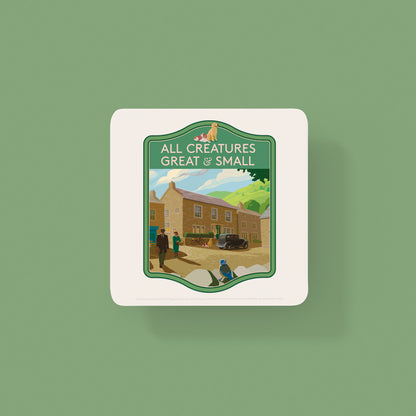 All Creatures Great and Small Skeldale House Darrowby Coaster