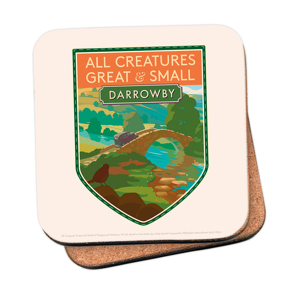 All Creatures Great and Small Scenic Darrowby Bridge Coaster