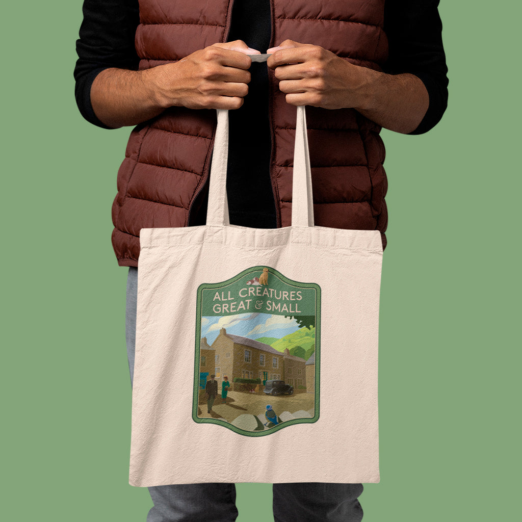 All Creatures Great and Small Skeldale House Darrowby Tote Bag