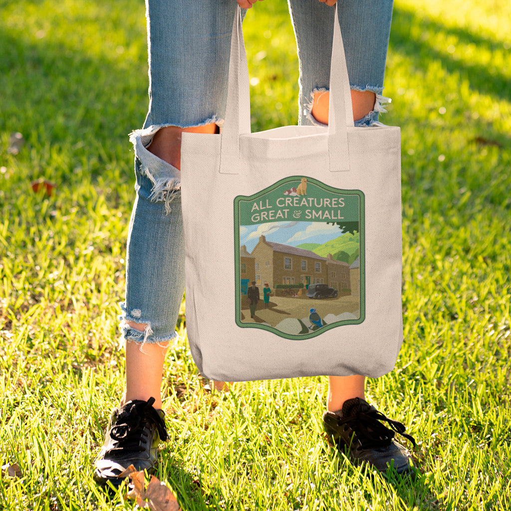 All Creatures Great and Small Skeldale House Darrowby Tote Bag