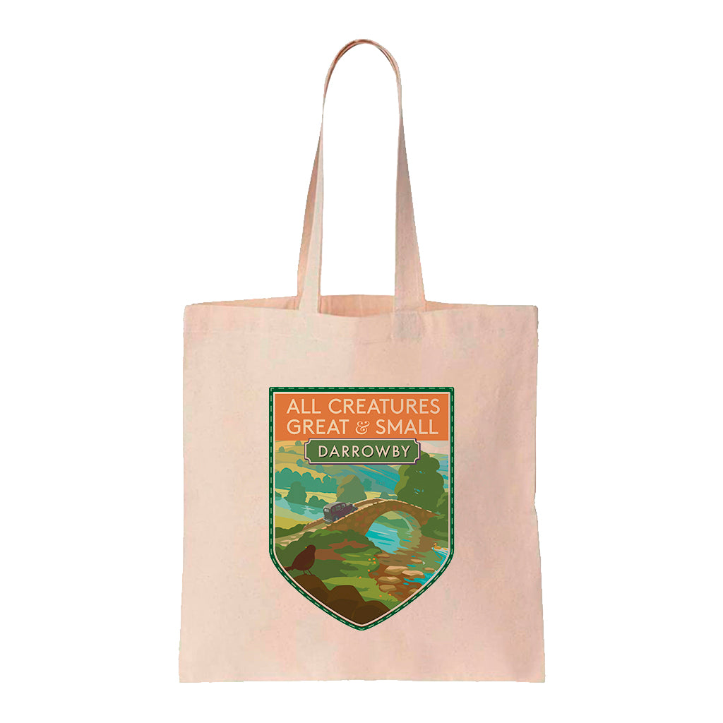 All Creatures Great and Small Scenic Darrowby Bridge Tote Bag