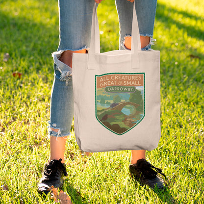 All Creatures Great and Small Scenic Darrowby Bridge Tote Bag