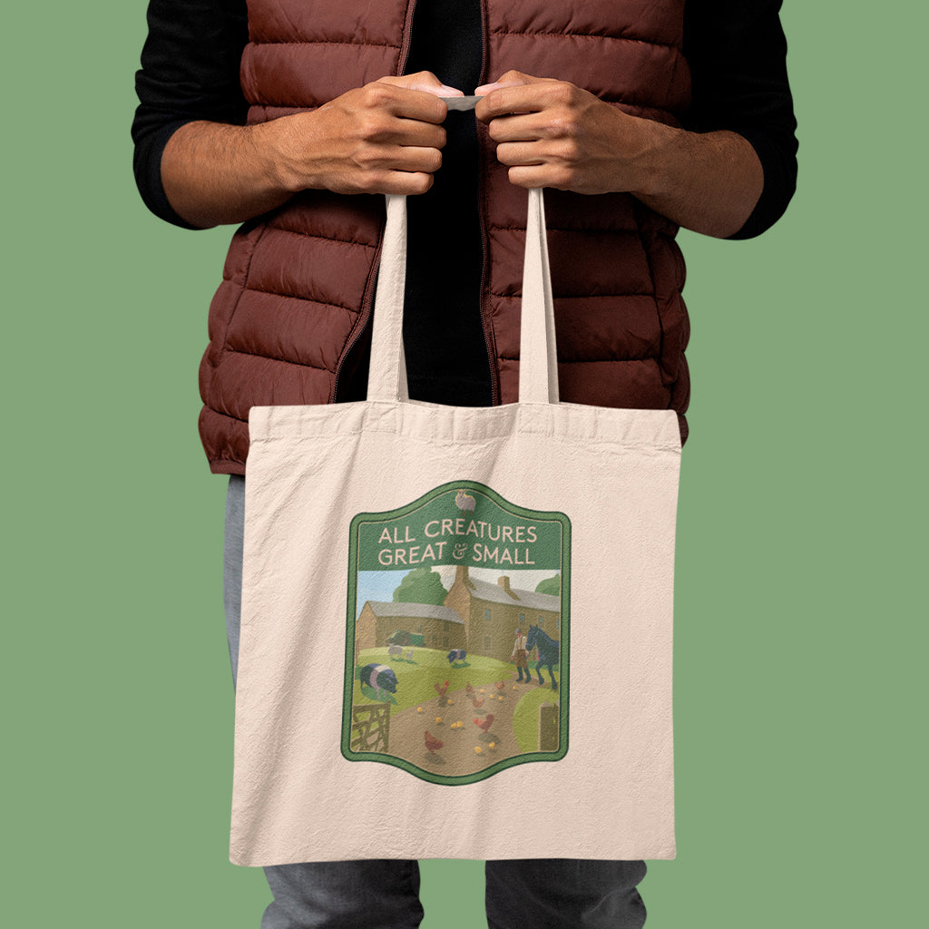 All Creatures Great and Small Darrowby Farmyard Tote Bag