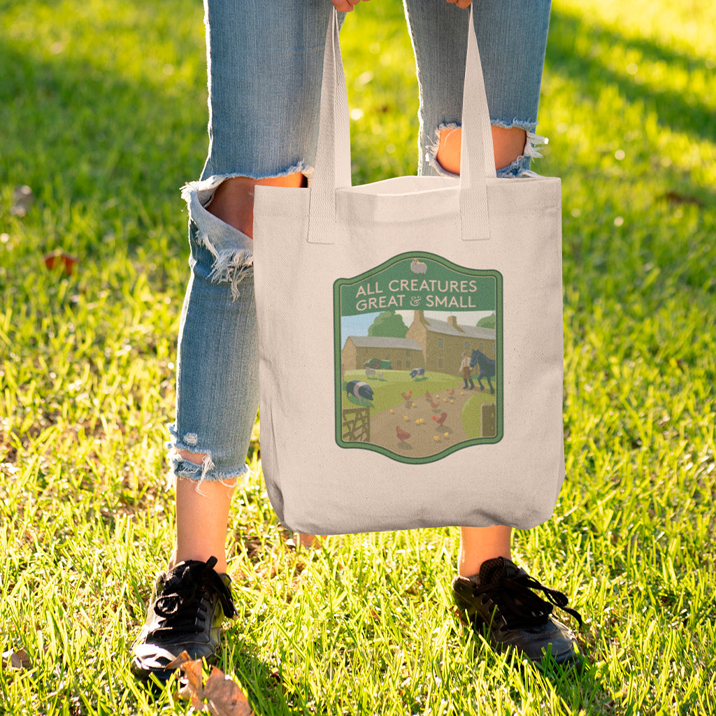 All Creatures Great and Small Darrowby Farmyard Tote Bag