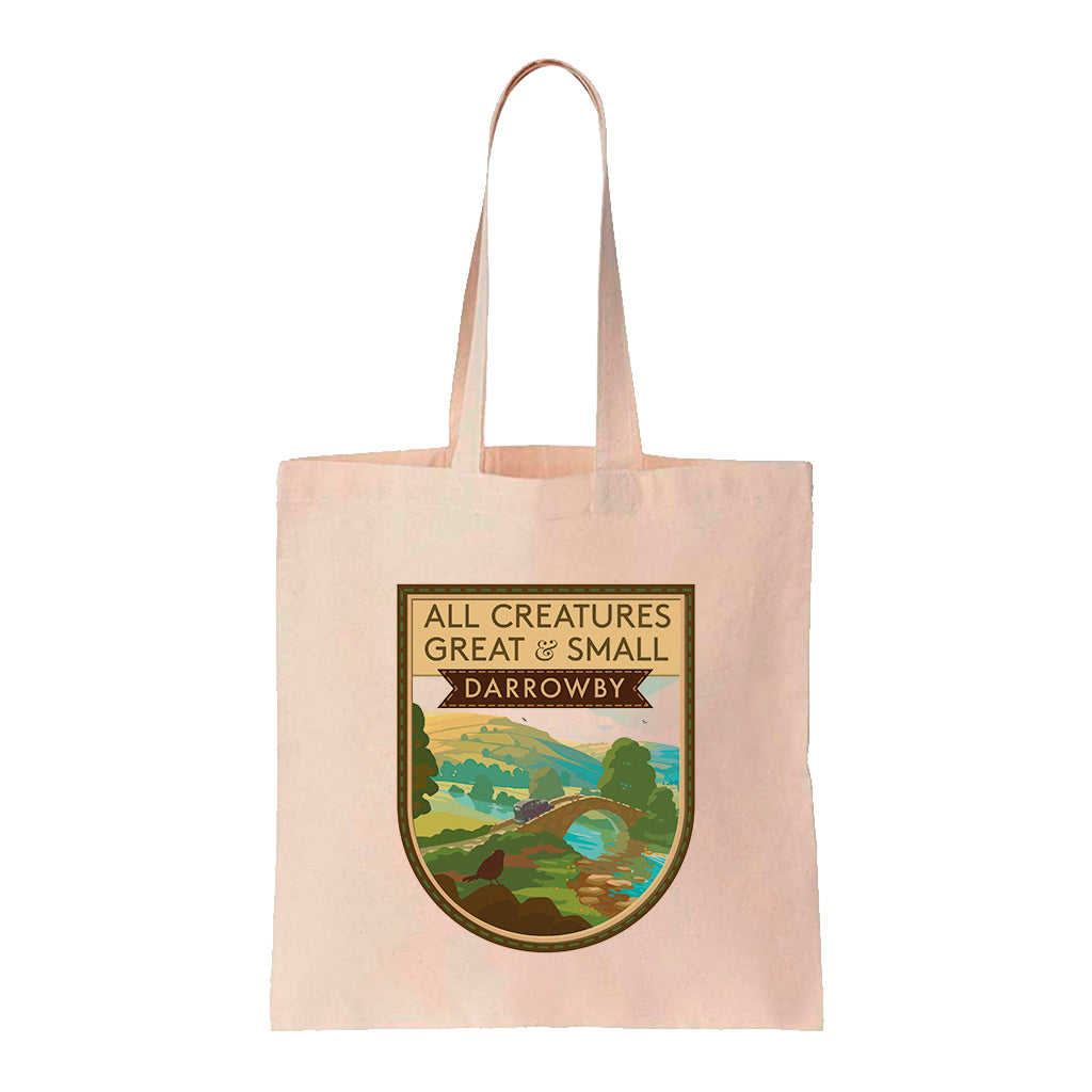 All Creatures Great and Small River Crossing to Darrowby Tote Bag