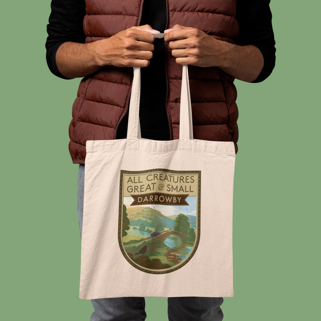 All Creatures Great and Small River Crossing to Darrowby Tote Bag