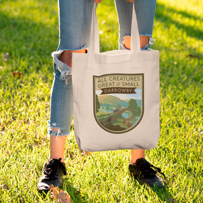 All Creatures Great and Small River Crossing to Darrowby Tote Bag