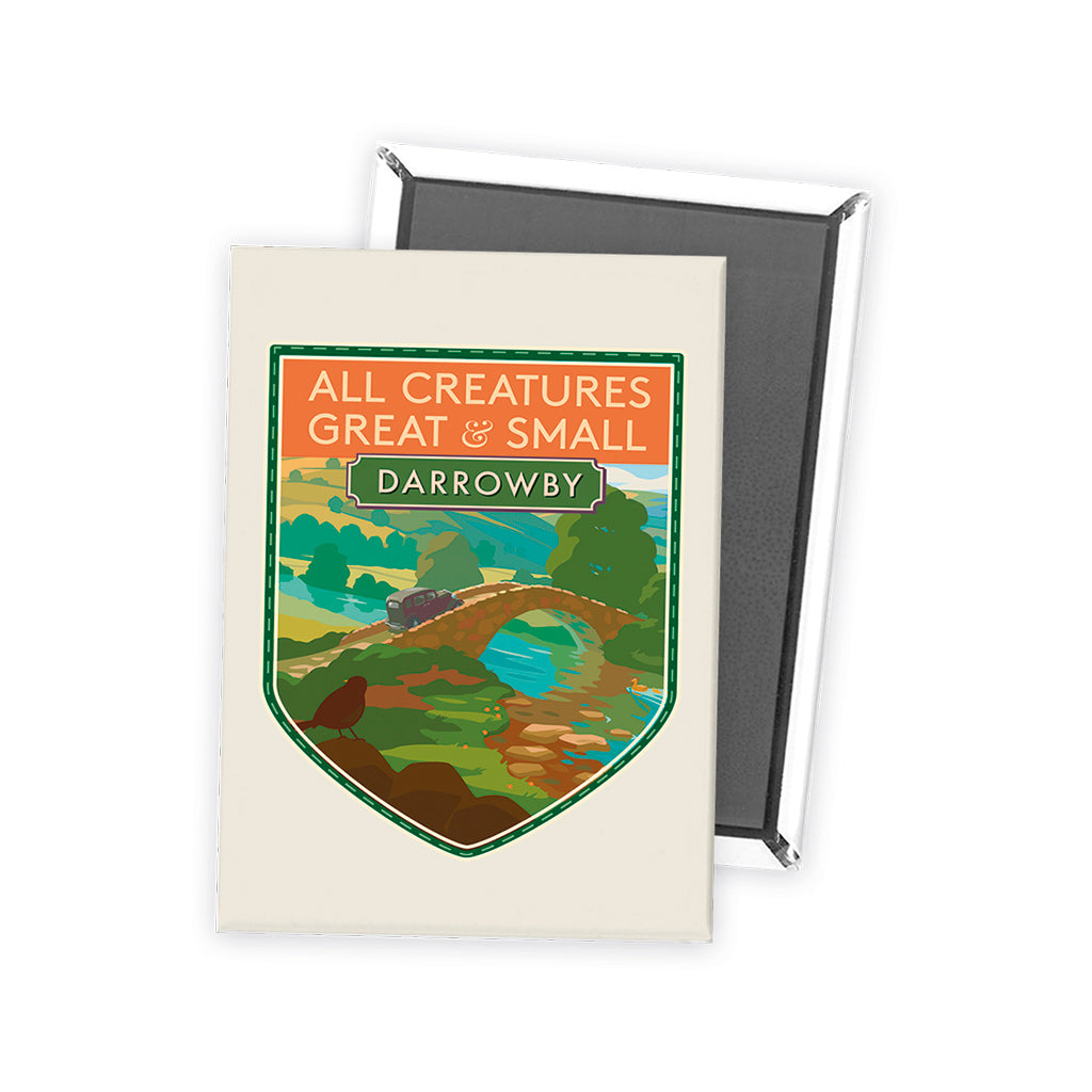 All Creatures Great and Small Scenic Darrowby Bridge Magnet