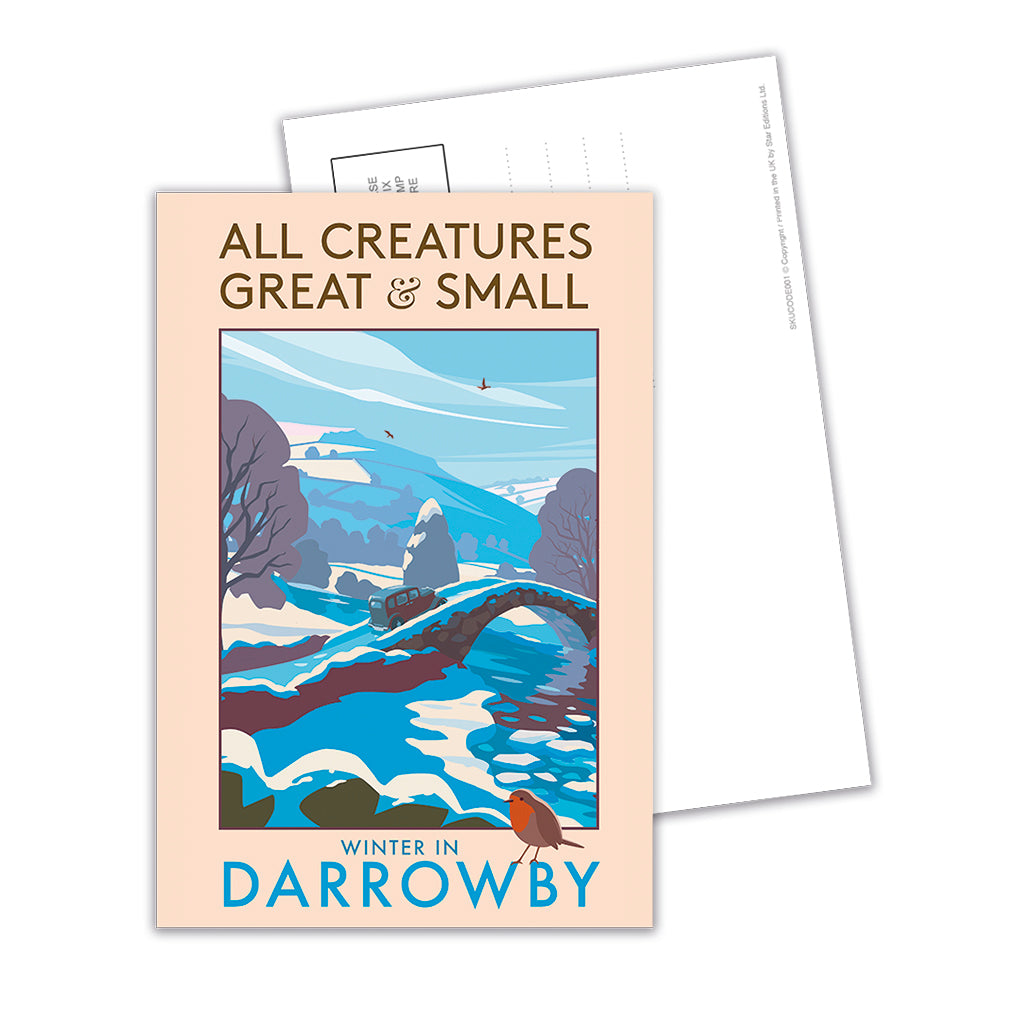 All Creatures Great and Small Winter in Darrowby Postcard