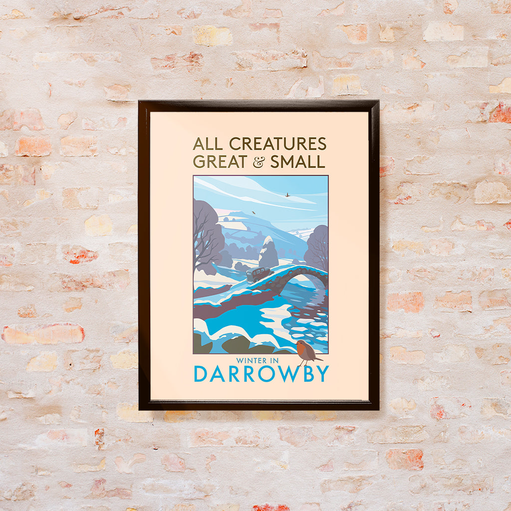 All Creatures Great and Small Winter in Darrowby Art Print