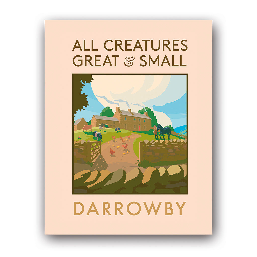 All Creatures Great and Small Darrowby Farmyard Art Print