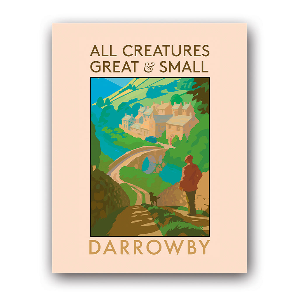 All Creatures Great and Small Scenic Walk to Darrowby Art Print