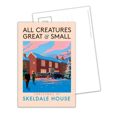 All Creatures Great and Small Christmas at Skeldale House Postcard