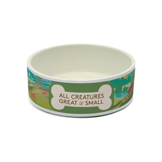 All Creatures Great and Small Darrowby Scenery Pet Bowl