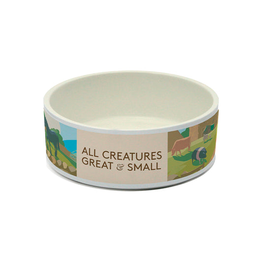 All Creatures Great and Small Farmyard Animals Pet Bowl