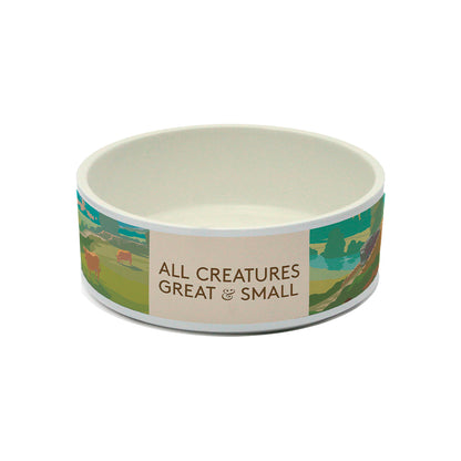 All Creatures Great and Small Scenery Pet Bowl