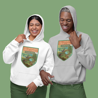 All Creatures Great and Small Scenic Darrowby Bridge Hoodie