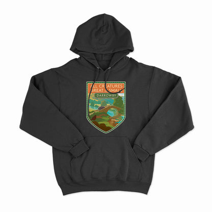 All Creatures Great and Small Scenic Darrowby Bridge Hoodie