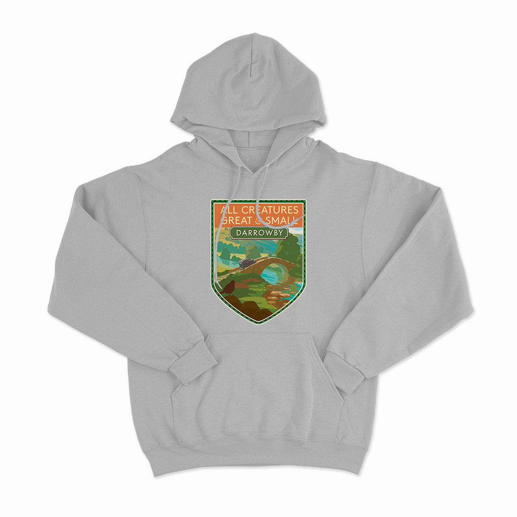 All Creatures Great and Small Scenic Darrowby Bridge Hoodie