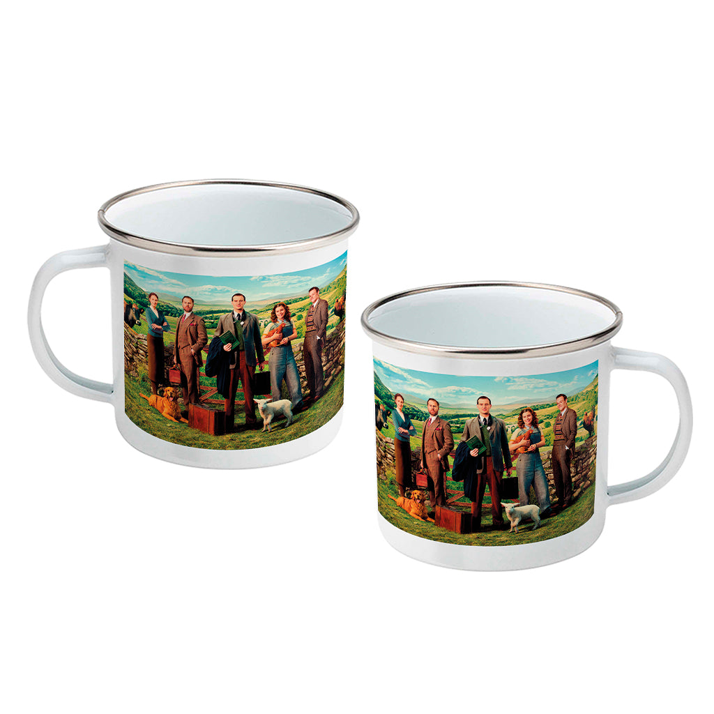 All Creatures Great and Small Cast Group Enamel Mug