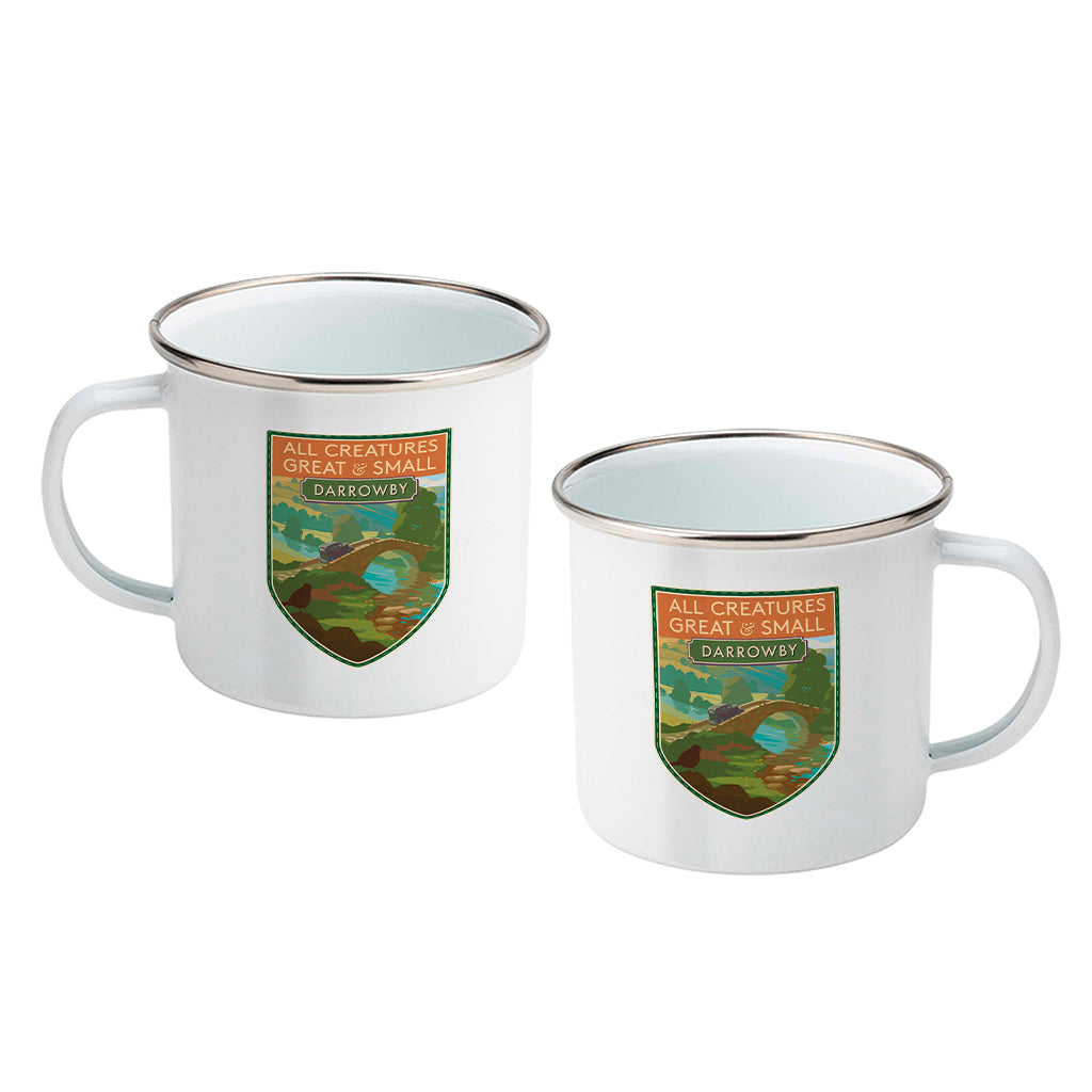 All Creatures Great and Small Scenic Darrowby Bridge Enamel Mug