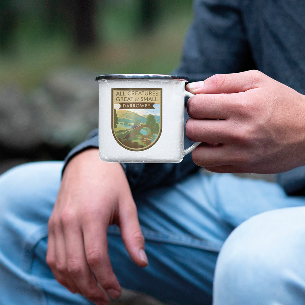 All Creatures Great and Small River Crossing to DarrowbyEnamel Mug