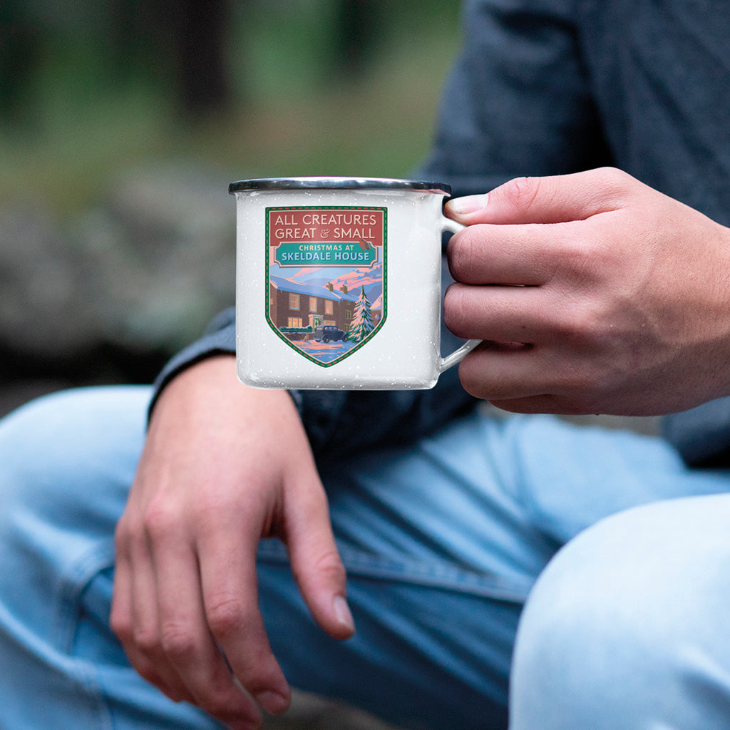 All Creatures Great and Small Christmas at Skeldale House Enamel Mug