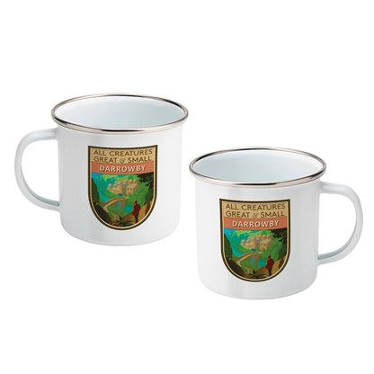 All Creatures Great and Small Scenic Walk to Darrowby Enamel Mug