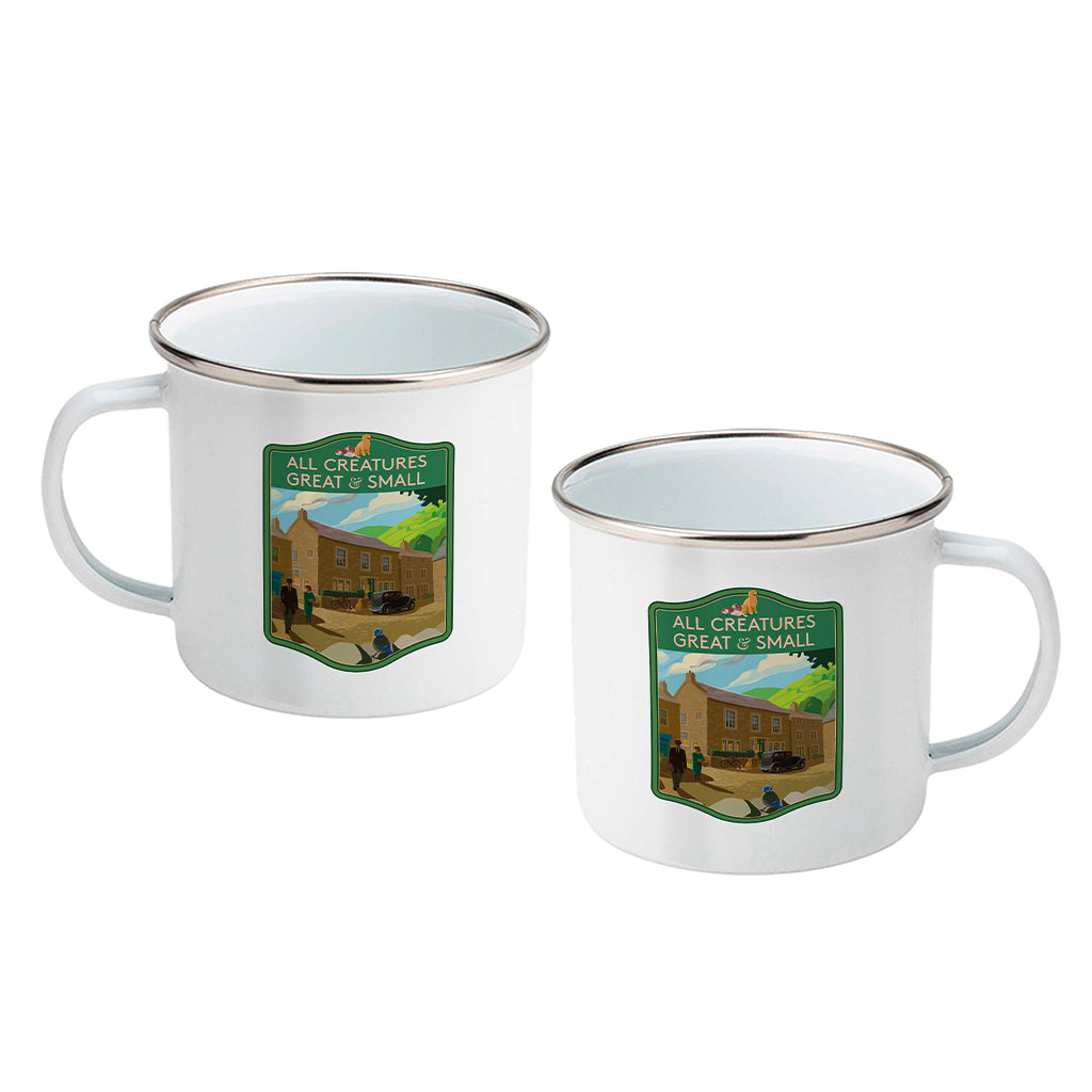 All Creatures Great and Small Skeldale House Darrowby Enamel Mug