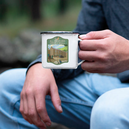 All Creatures Great and Small Skeldale House Darrowby Enamel Mug