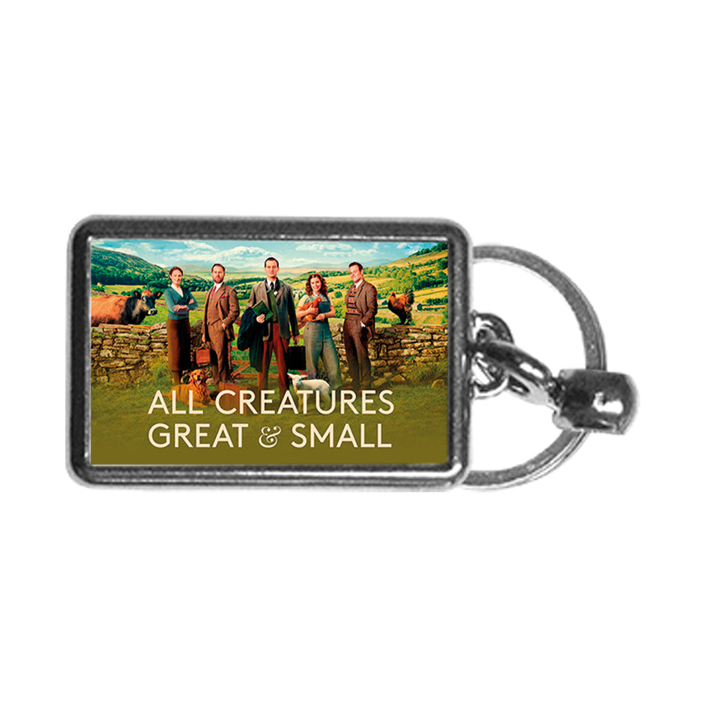 All Creatures Great and Small Cast Group Landscape Keyring