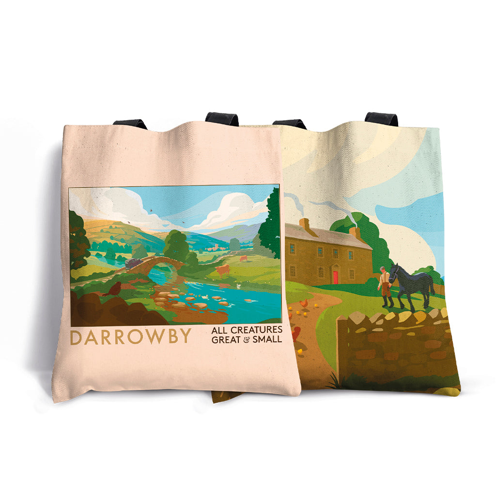 All Creatures Great and Small Darrowby River and Farm Edge-to-Edge Tote Bag