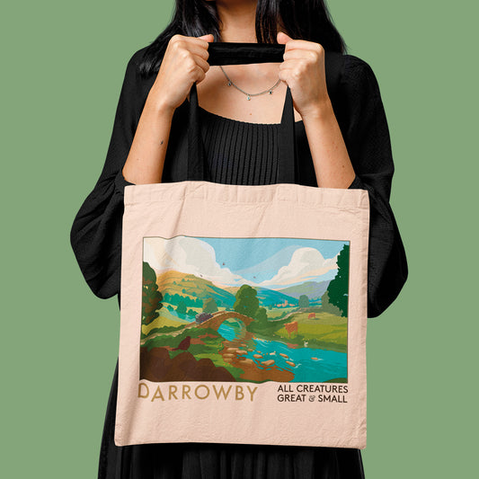 All Creatures Great and Small Darrowby River and Farm Edge-to-Edge Tote Bag