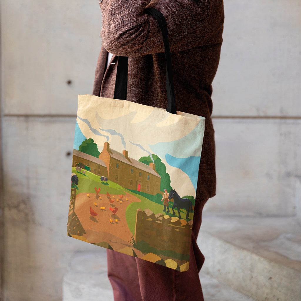 All Creatures Great and Small Darrowby River and Farm Edge-to-Edge Tote Bag