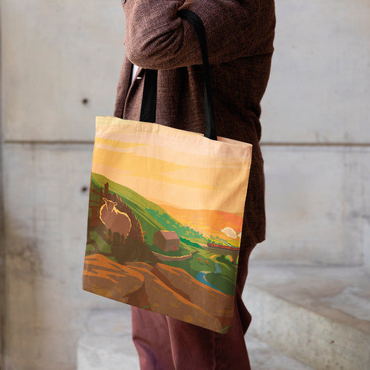 All Creatures Great and Small Skeldale House and Countryside Edge-to-Edge Tote Bag